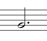 dotted half note