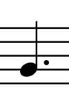 the dotted quarter note