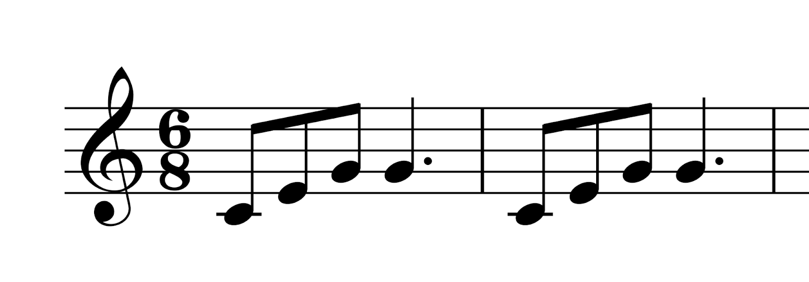 6/8 time signature