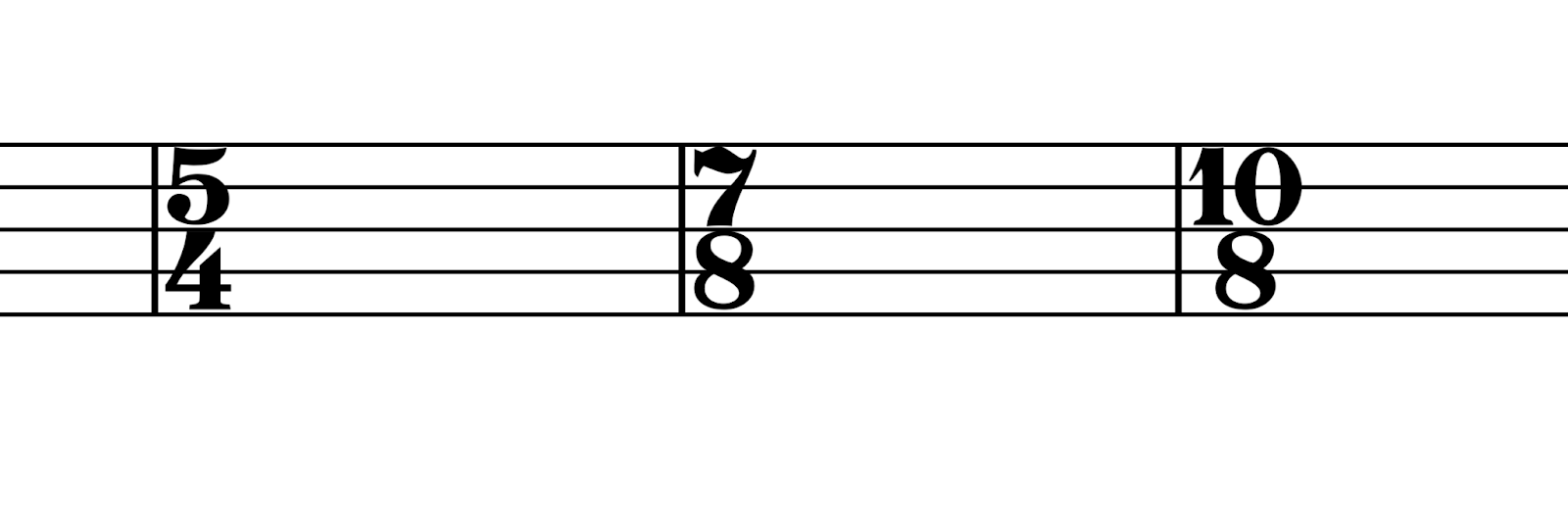 irregular time signatures