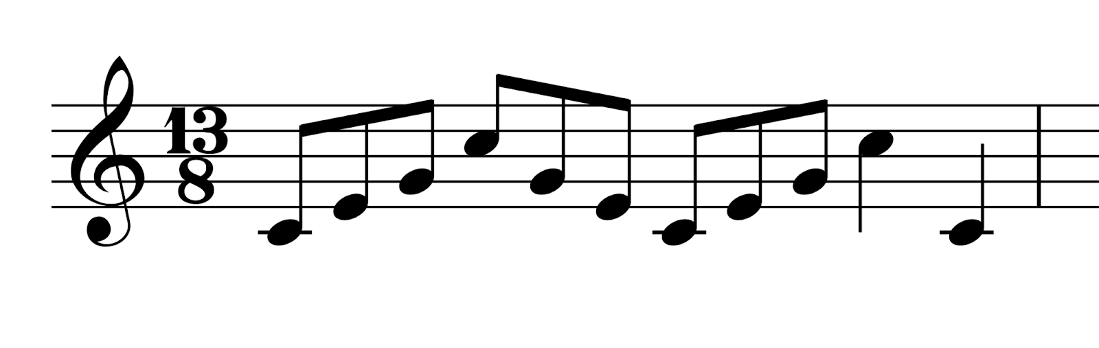 13/8 time signature