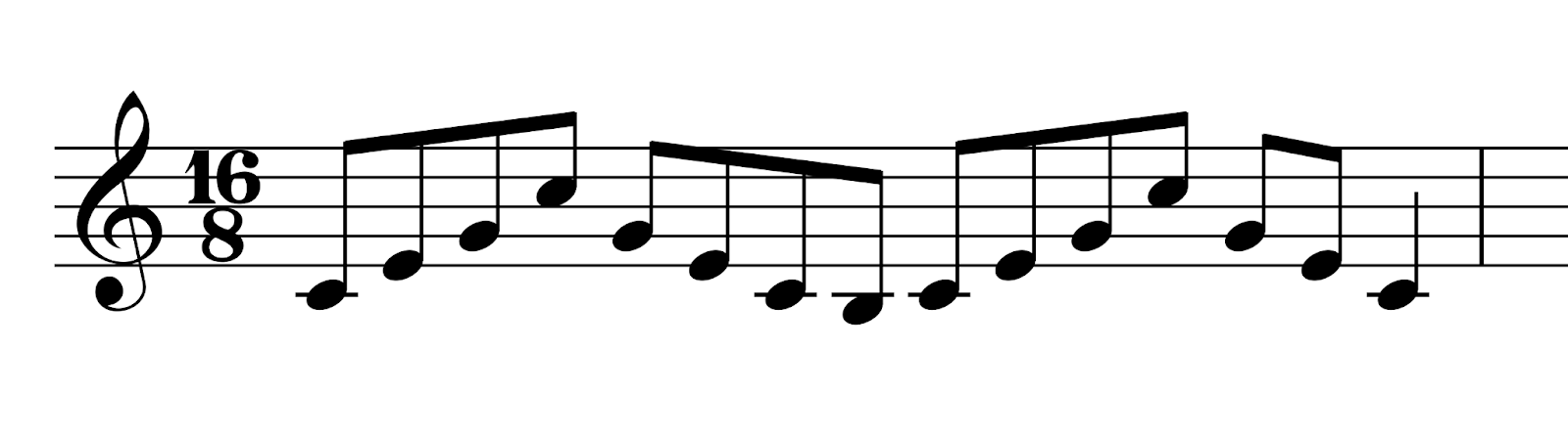 16/8 time signature