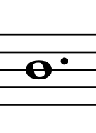 Dotted whole note
