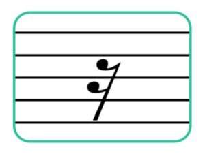 Sixteenth note rest